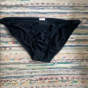 basic black bikini bottoms